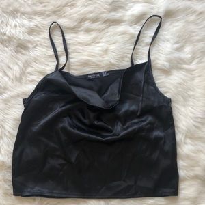 NASTY GAL Silk-like Top